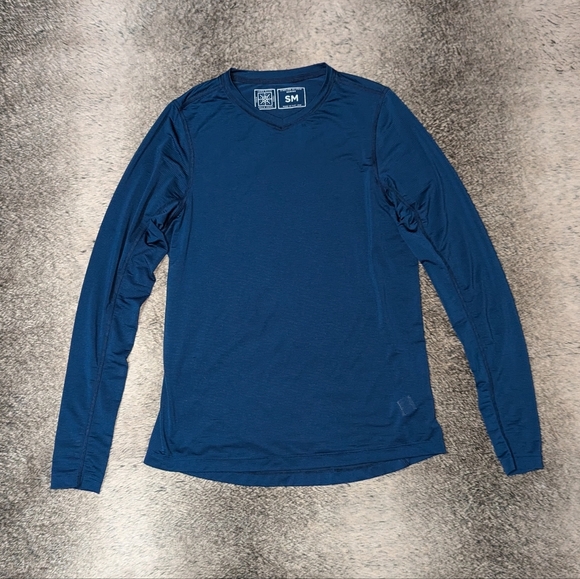 TREW Gear Long Sleeve Base Layer Blue Women's Small - Picture 1 of 7